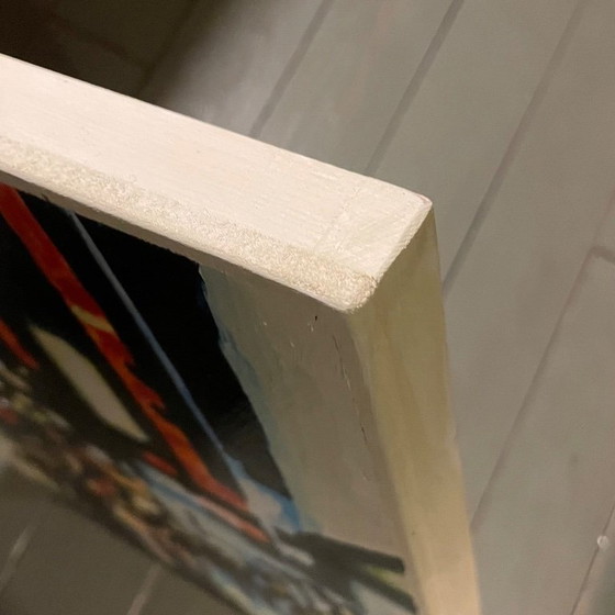 Image 1 of Villes nocturnes, série de peintures à l'huile 30 x 40 cm