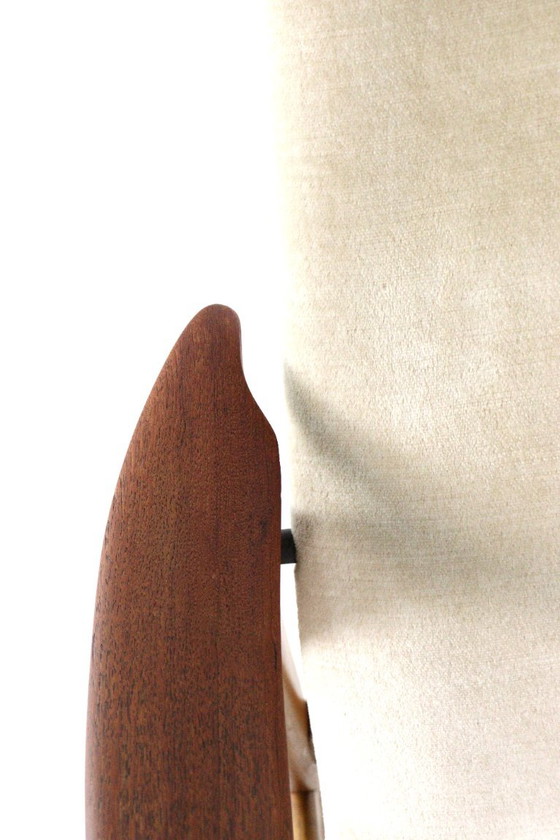 Frode Braathen and Hans Brattrud for Dokka Möbler Armchair Model 500 - Lowback Armchair – Dokka mobler, Wood (photo 8 of 18)