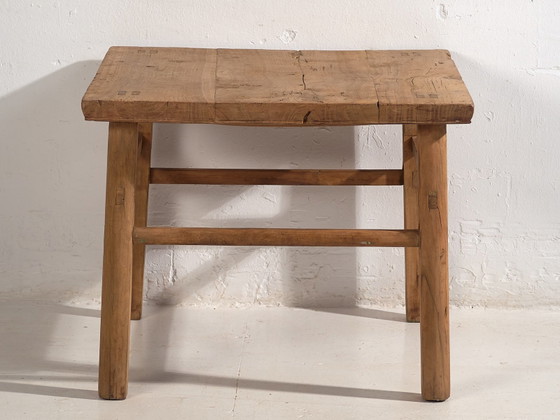 Antieke salontafel (ca. 1900) #4, Hout, Bruin, Rustic (foto 21 van 22)