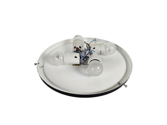 Image 1 of Massive - Belgio - Lampada da soffitto XL - vetro smerigliato - fungo - anni '80