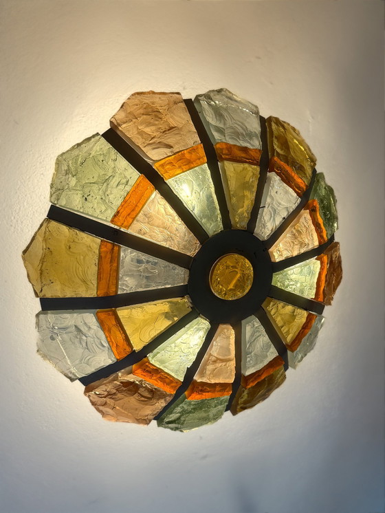 Image 1 of Lampe aus Muranoglas in sommerlichen Farbtönen