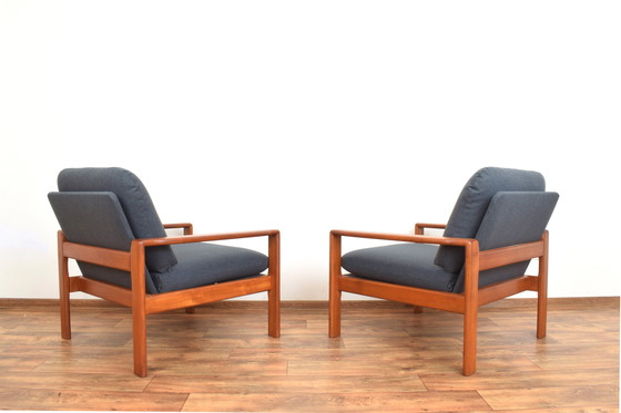 Image 1 of Mid Century Danish Teak Armchairs, 1970S, Set Of 2