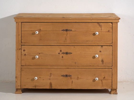 Commode antique en bois massif (c.1920) #14 – Rustic (photo 33 of 40)