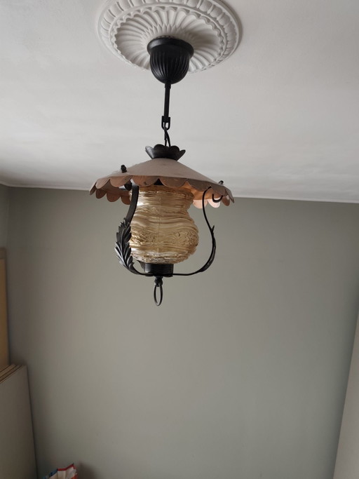 Vintage pendant lamp / lantern pendant lamp