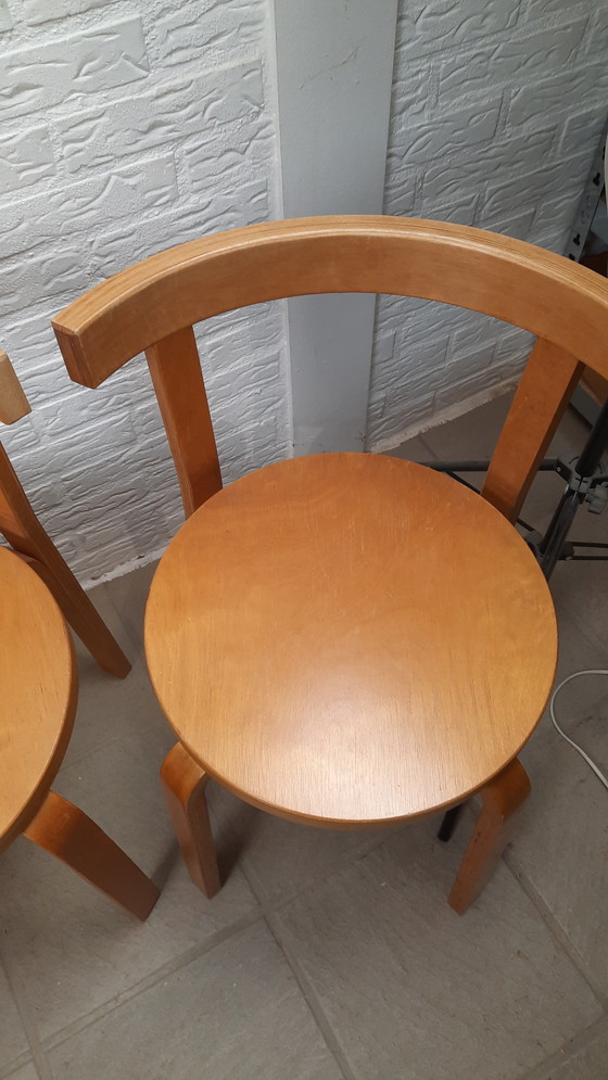 Image 1 of Set di 4 sedie nello stile di Alvar Aalto