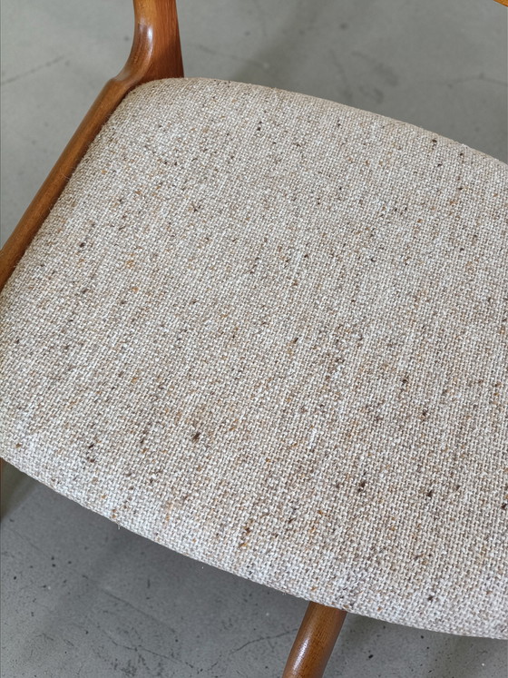 Image 1 of 4 chaises de salle à manger vintage Erik Buch