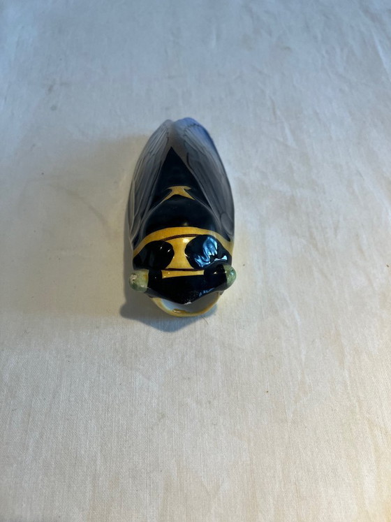 Vintage majolica wall vase – Louis Sicard, Ceramic (photo 4 of 11)