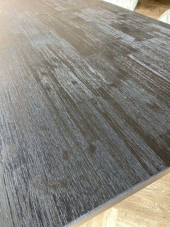 New | SMAQQ Design Black Dining Table 240x110cm – Wood (photo 6 of 7)