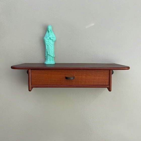 Image 1 of vintage teak design danese HANGING BOX Armadio di metà secolo