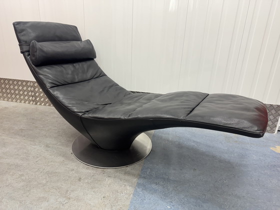 Image 1 of Italiaans design Natuzzi Lederen stoel loungestoel fauteuil