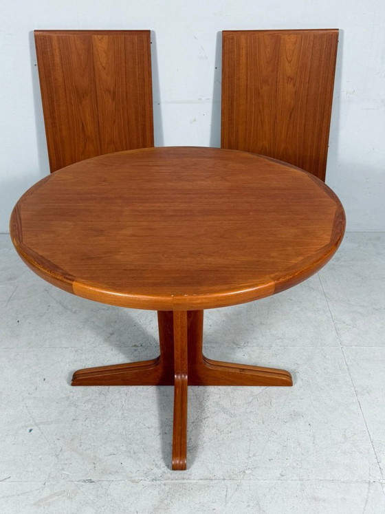 Image 1 of Tavolo da pranzo/tavolo allungabile di metà secolo in teak di VV Møbler, Spøttrup, Danimarca, anni '60