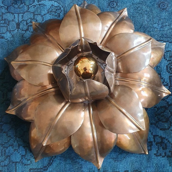 Image 1 of Juego XL de apliques florales de pared/techo - Banci Firenze - Mid-Century - Hollywood Regency