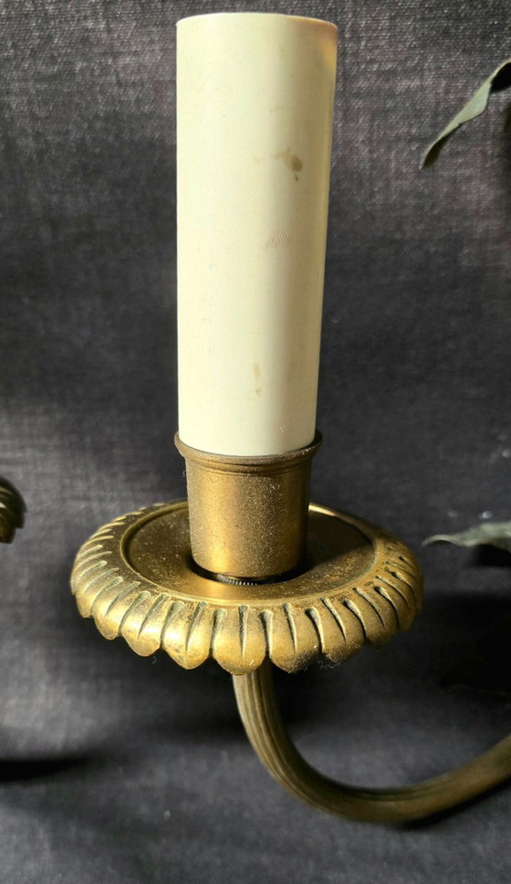 Image 1 of Maison Charles & Fils - Coppia di lampade da parete ad ananas