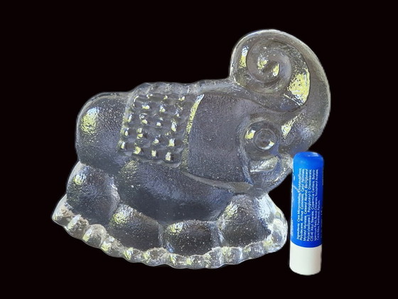 Image 1 of Skruf - Large heavy elephant by Lars Hellsten - Signed