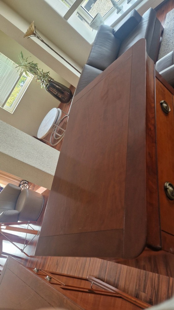 Cassettiera in legno con sei cassetti, Cassettiere, Ottone, Marrone, Klassiek (foto 9 di 11)