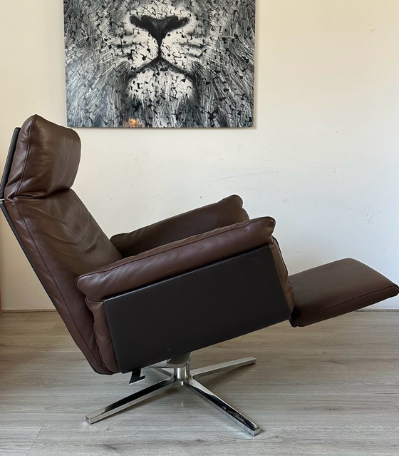 FSM Shelby Design Sessel Relaxsessel – Chrom, Leder (photo 11 of 14)