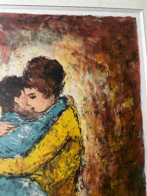 Bertoldot Taubert (1915–1974), Mutter und Kind, Lithografie, signiert EA 23/25, gerahmt (photo 11 of 14)