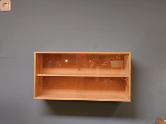 Image 1 of Vetrina da parete vintage, vetrina, mobile espositivo, vetrina a muro