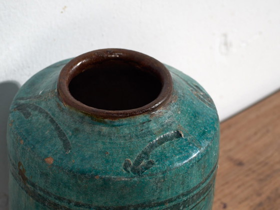 Smaragdgroene antieke vaas (ca. 1820) #40 – Vazen, Ceramic (photo 14 of 40)