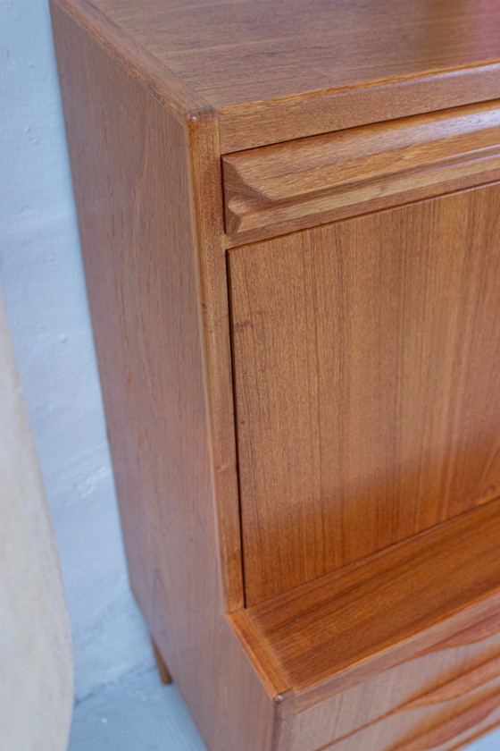 Image 1 of Scrivania da segretaria vintage in teak Erling Torvits, scrivania da scrittura danese