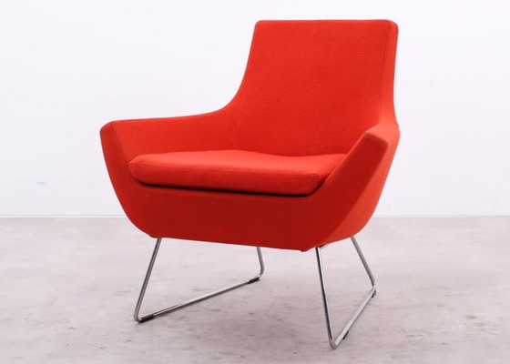 Image 1 of Swedese Happy Easy Low Back Armchair Orange