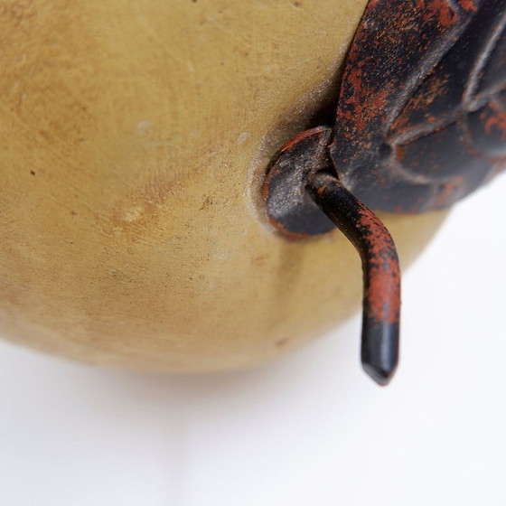 Image 1 of Manzana decorativa de terracota pintada a mano