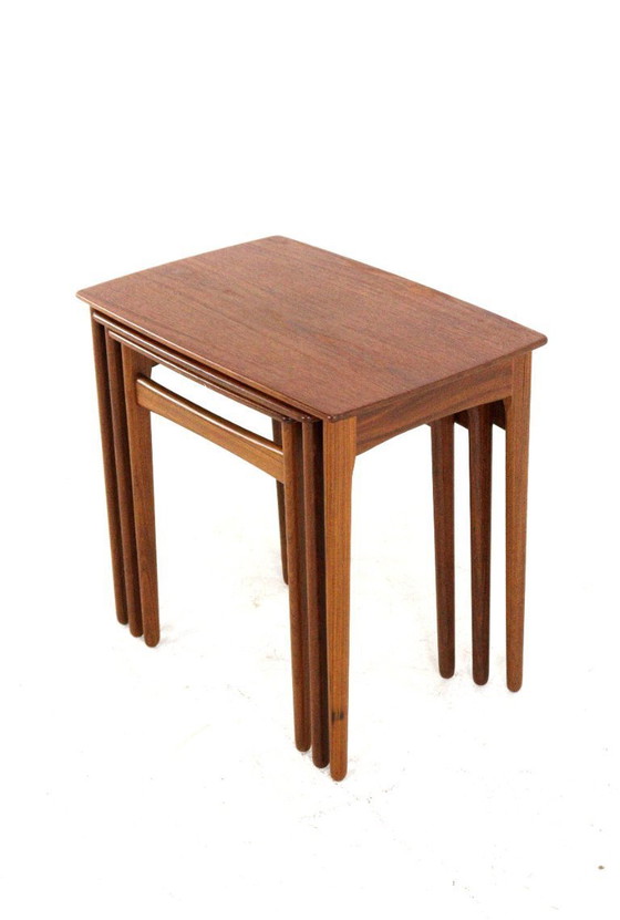 Svend Åge Madsen Nesting Tables Vintage Deens Teak – Svend Age Madsen, Bijzettafels, Wood (photo 3 of 22)