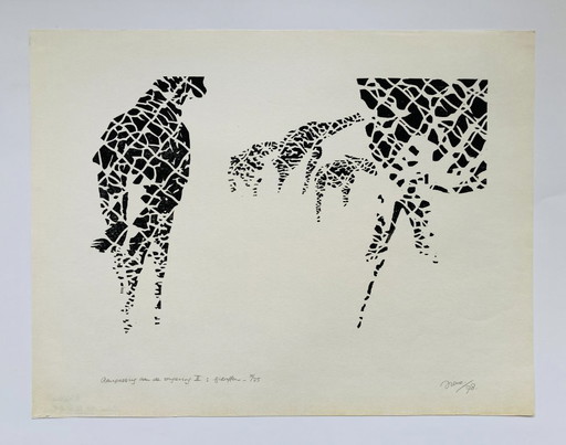 Irene Wolfferts – Giraffen – Vintage 70er Jahre