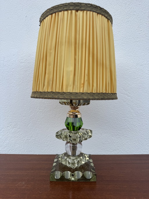 Petite lampe cristal années 50