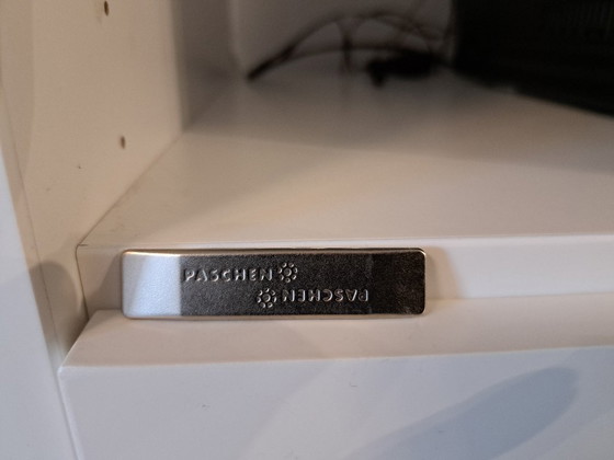 Image 1 of Libreria e credenza Paschen con pannello scorrevole