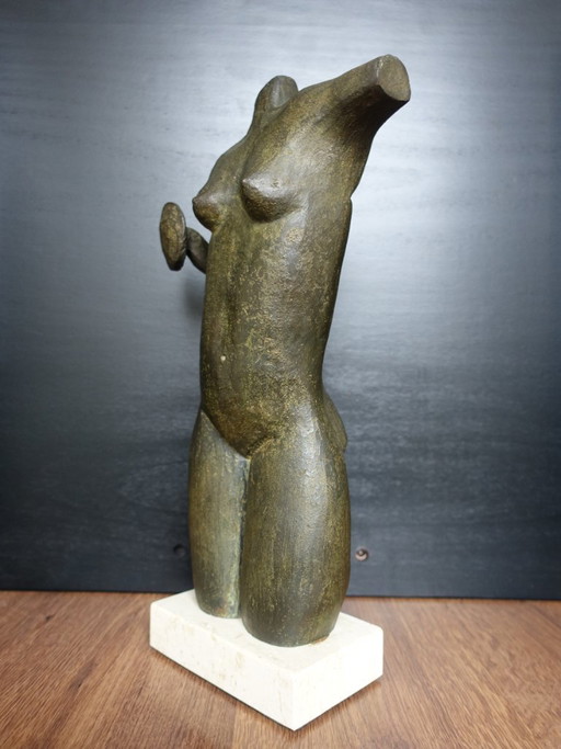 Bronze torso