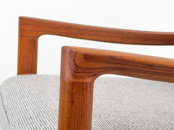 Senator Rocking Chair in Teak by Ole Wanscher for Cado, 1974, Wool, Mid Century Modern (photo 28 of 31)