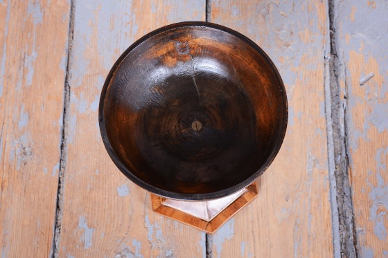Ciotola Biedermeier restaurata, di Josef Danhauser, Noce, Lucidata, Austria, anni '20 dell'Ottocento – Ciotole (photo 4 of 7)