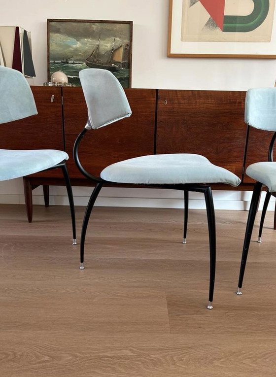 Image 1 of 3x sedie a treppiede Lande (Artifort)