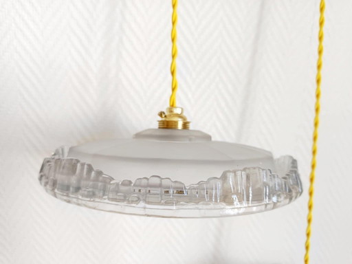 2x art deco Ezan pendant lights