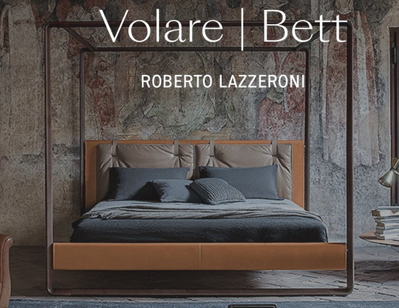 Poltrona Frau Bed Volare – Doppelbetten, Leather, Wood (photo 3 of 5)