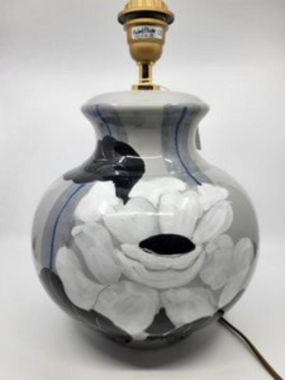 Image 1 of Hubert Olivier ceramic table lamp, France, 1980