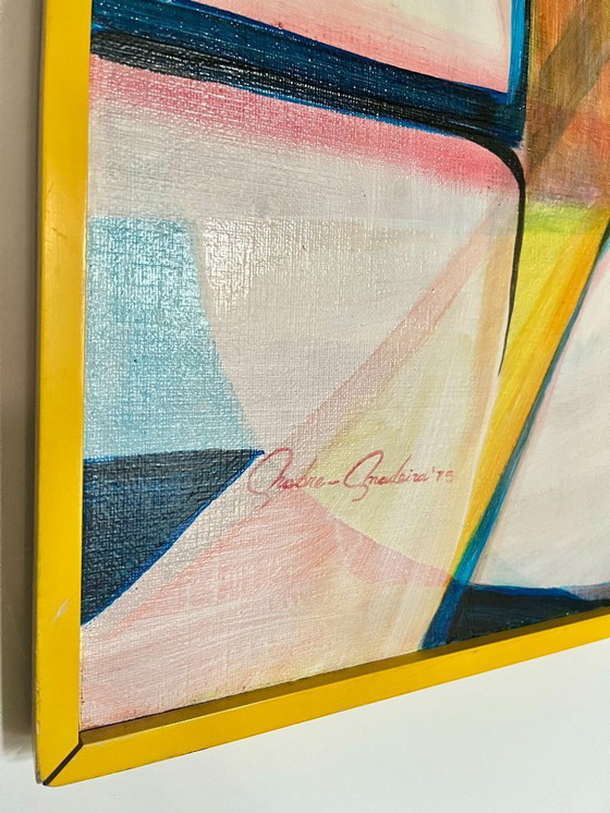 Image 1 of A. Nobre-Madeira, Astrazione, 1975, olio su tela