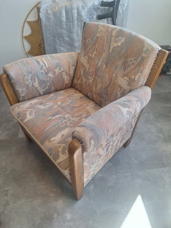 Unique Set (Ladies/Gentlemen) Club Armchairs – Wood (photo 3 of 10)