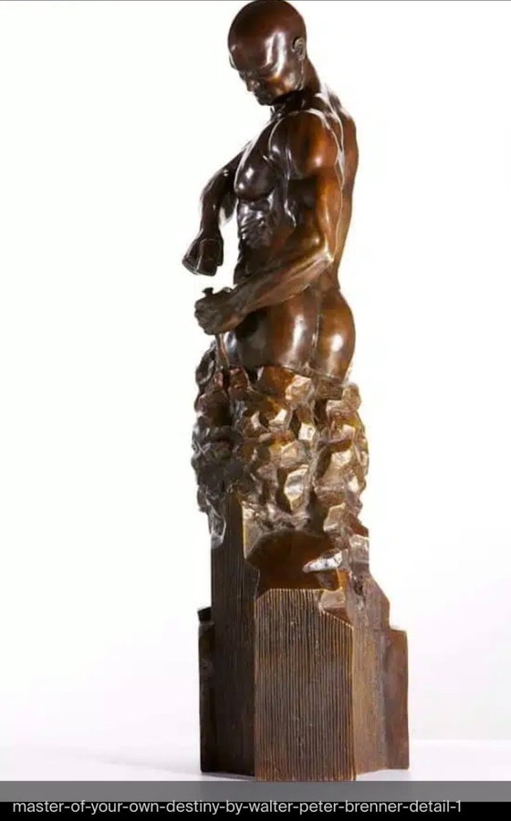 Image 1 of Escultura de bronce (35 kg) W.P. Brenner - Dueño de tu propio destino