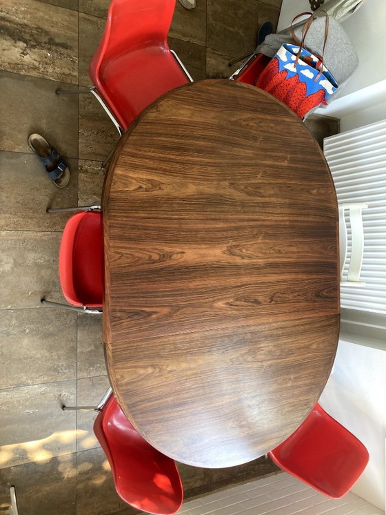 Image 1 of Tavolo da pranzo ovale in palissandro di John Mortensen