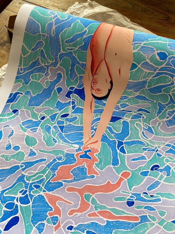 Image 1 of De duiker - David Hockney - De duiker - Poster 60 × 90 cm