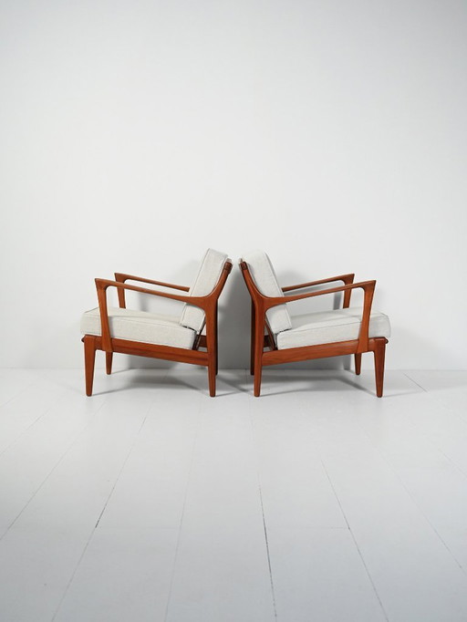 Pair of “Kuba” Armchairs by Bertil Fridhagen