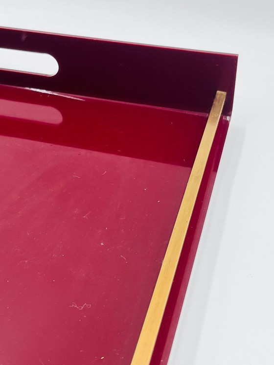 Image 1 of Tablett aus Lucite Maison Mercier