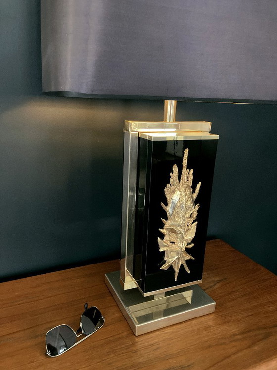 Philippe Cheverny - Large Vintage Table Lamp. 1970 – Metal (photo 6 of 6)
