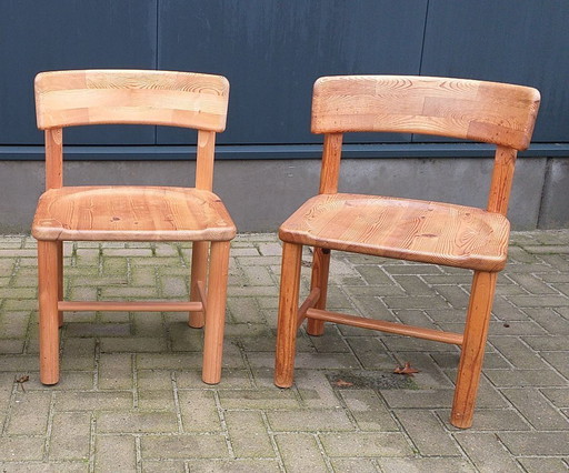 Juego de 3 sillas de comedor Daumiller de pino macizo