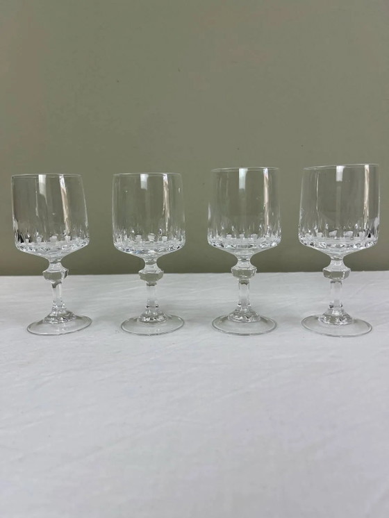 4 bicchieri di cristallo – Bicchieri e caraffe, Crystal, Glass, Art Deco (photo 2 of 7)