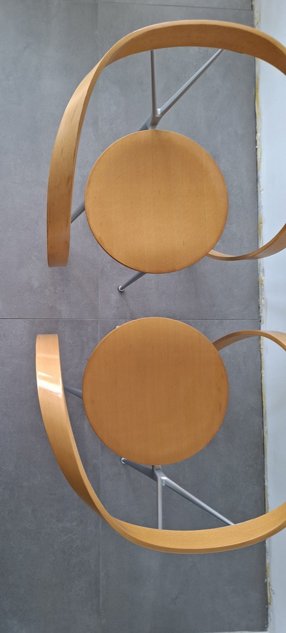 Cassina Revers Chair X2 – Chairs and lounge chairs, Wood, Aluminium (photo 4 of 6)