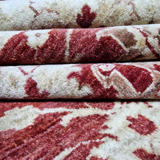 Hand-Knotted Wool Ziegler Rug Inspired Mahal Carpet, 305 x 250 cm – Tapis (photo 2 of 10)