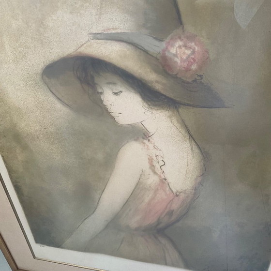 Image 1 of Framed lithograph by Bernard Charroy